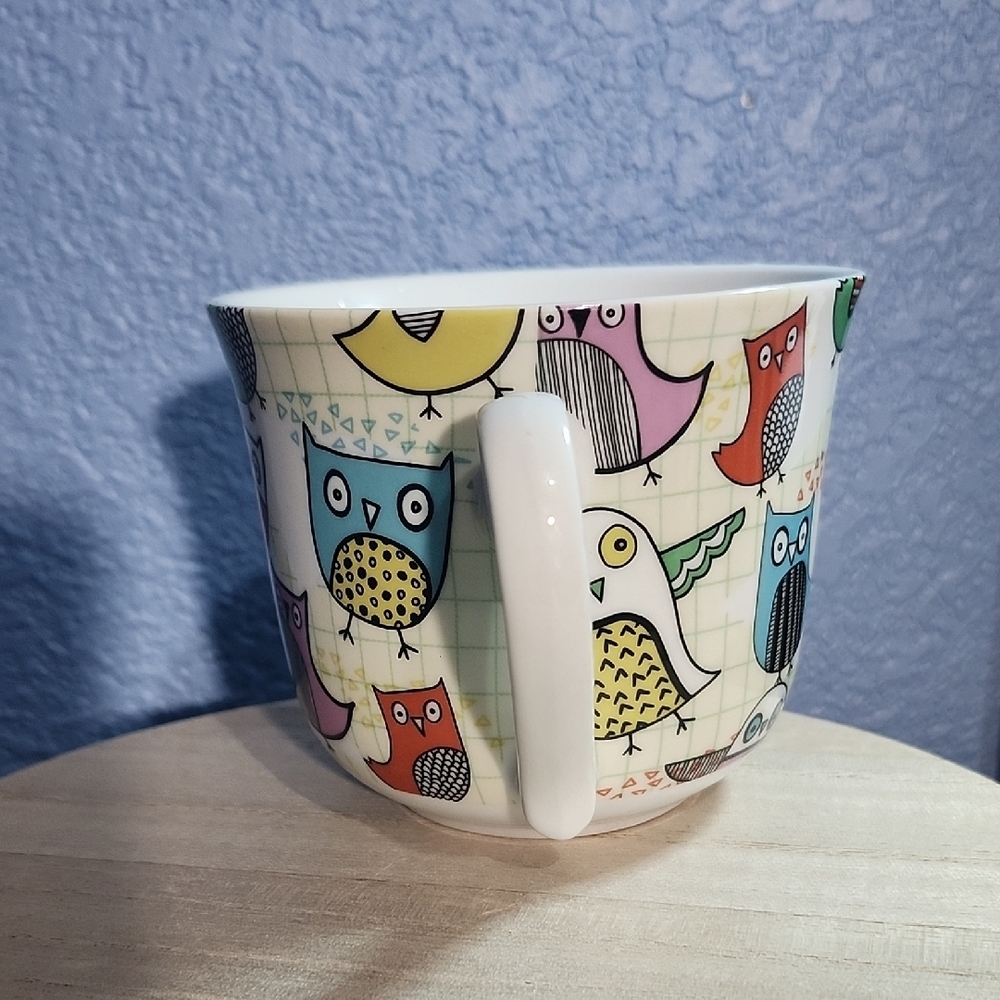 Creative Tops Colorful Owl Pattern Mug - Picture 3 of 8